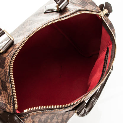 Louis Vuitton Damier Ebene Speedy 30 5 of 9