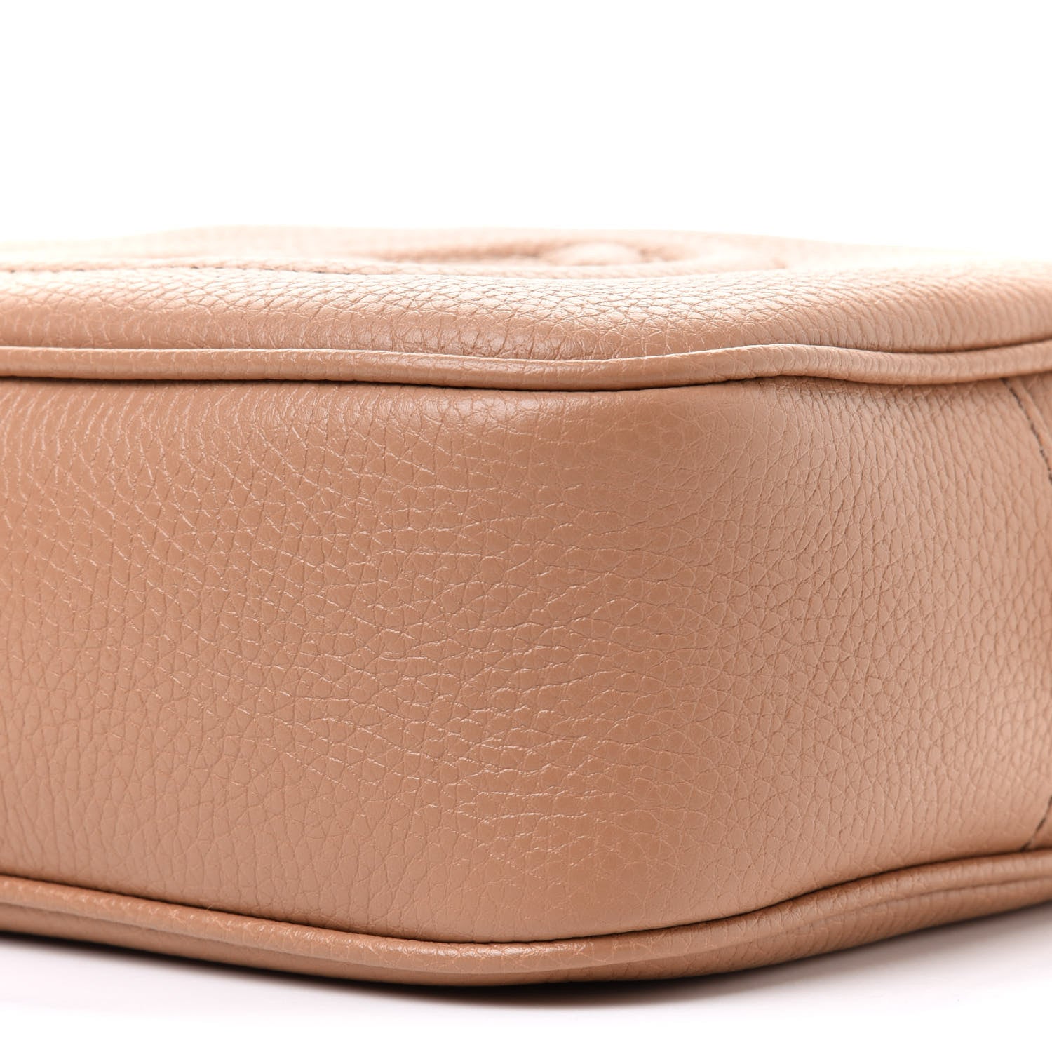 Gucci Pebbled Calfskin Small Soho Disco Bag Camelia 10 of 11