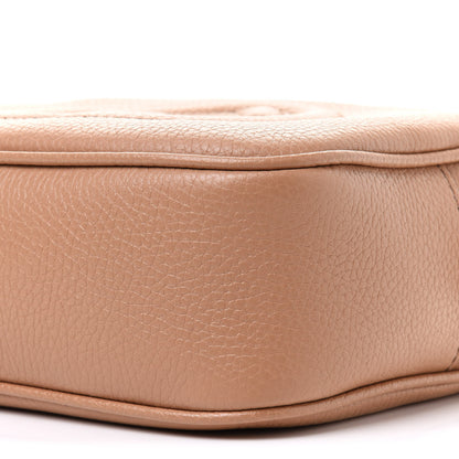 Gucci Pebbled Calfskin Small Soho Disco Bag Camelia 10 of 11