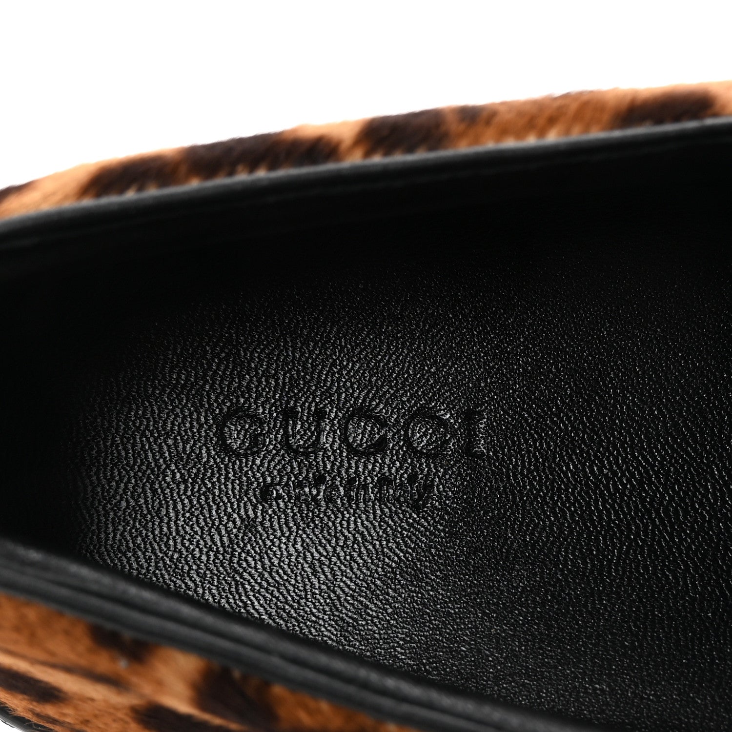 Gucci Pony Hair Jaguar Print Slip On Sneakers 36.5 8 of 10