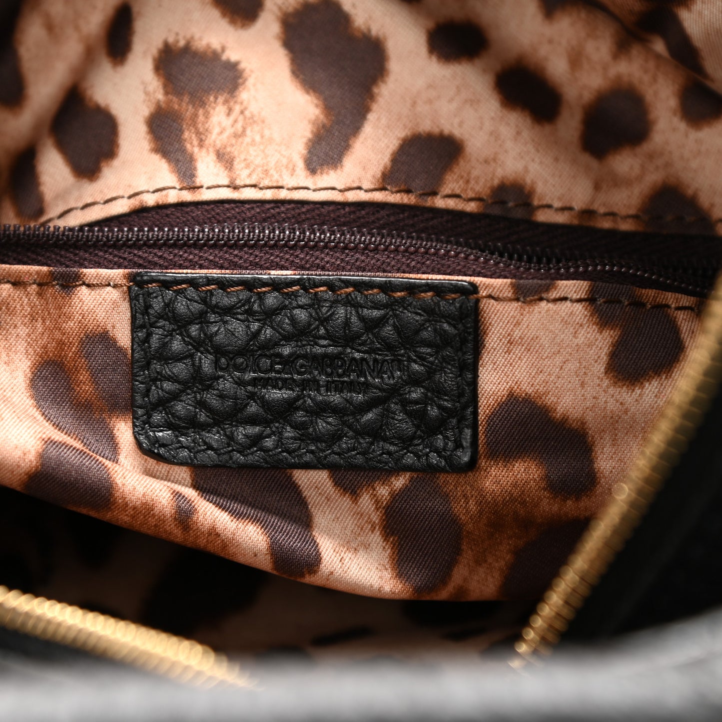 Calfskin Buckle Satchel Black