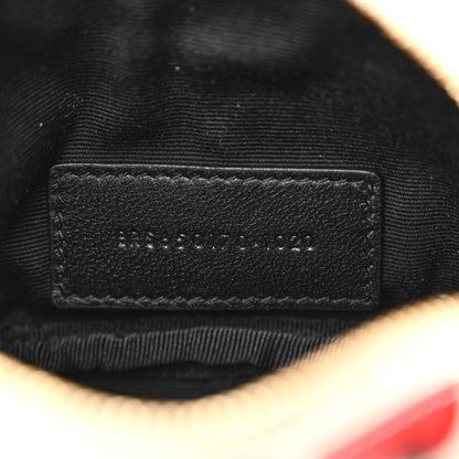 Saint Laurent Calfskin Cherry Print Monogram Baby Lou Camera Bag Crema Soft Red 7 of 11