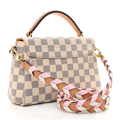Louis Vuitton Damier Azur Braided Croisette Rose 3 of 7