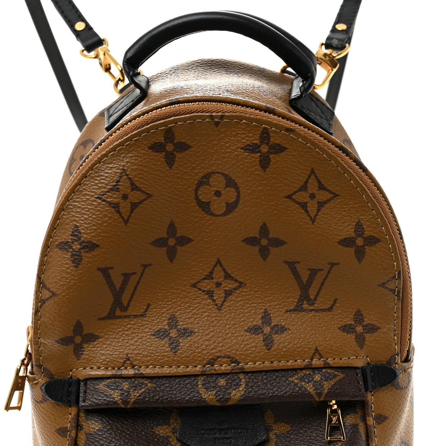 inside real louis vuitton backpack Authentic Classic Monogram Palm Springs PM Paris Station Shop Handle Drop REAL VS FAKE Louis Vuitton