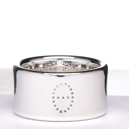 Hermes Sterling Silver Eclipse Ruban Ring GM 51 5.5 3 of 5
