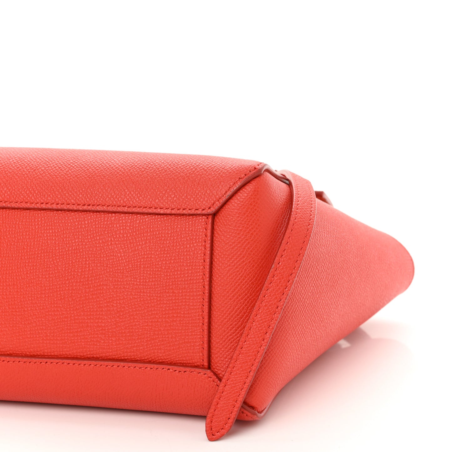 Grained Calfskin Nano Belt Bag Carnelian