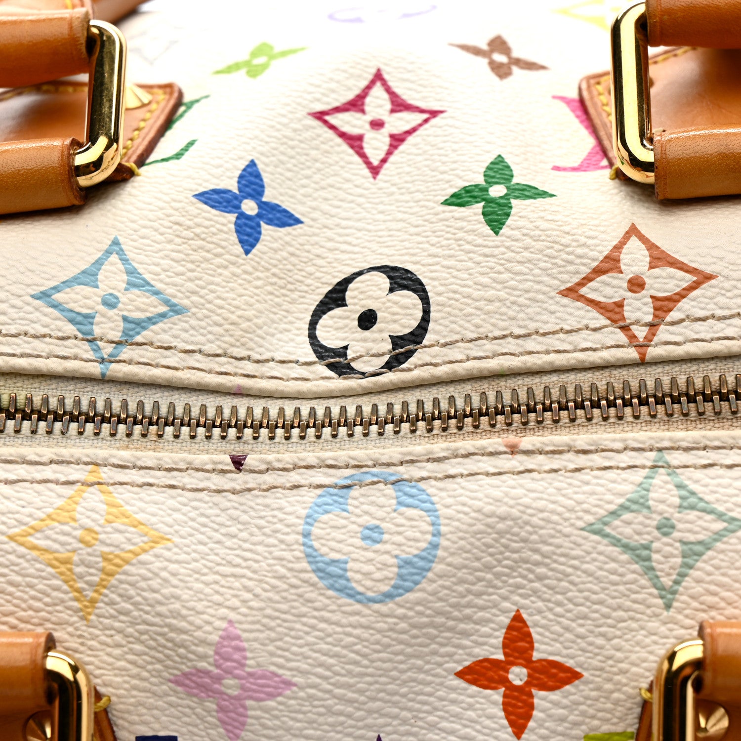 Louis Vuitton Monogram Multicolor Speedy 30 White 15 of 17