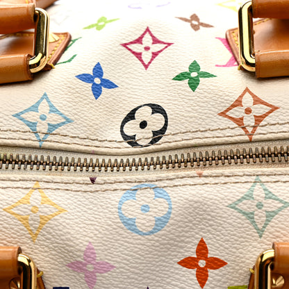 Louis Vuitton Monogram Multicolor Speedy 30 White 15 of 17