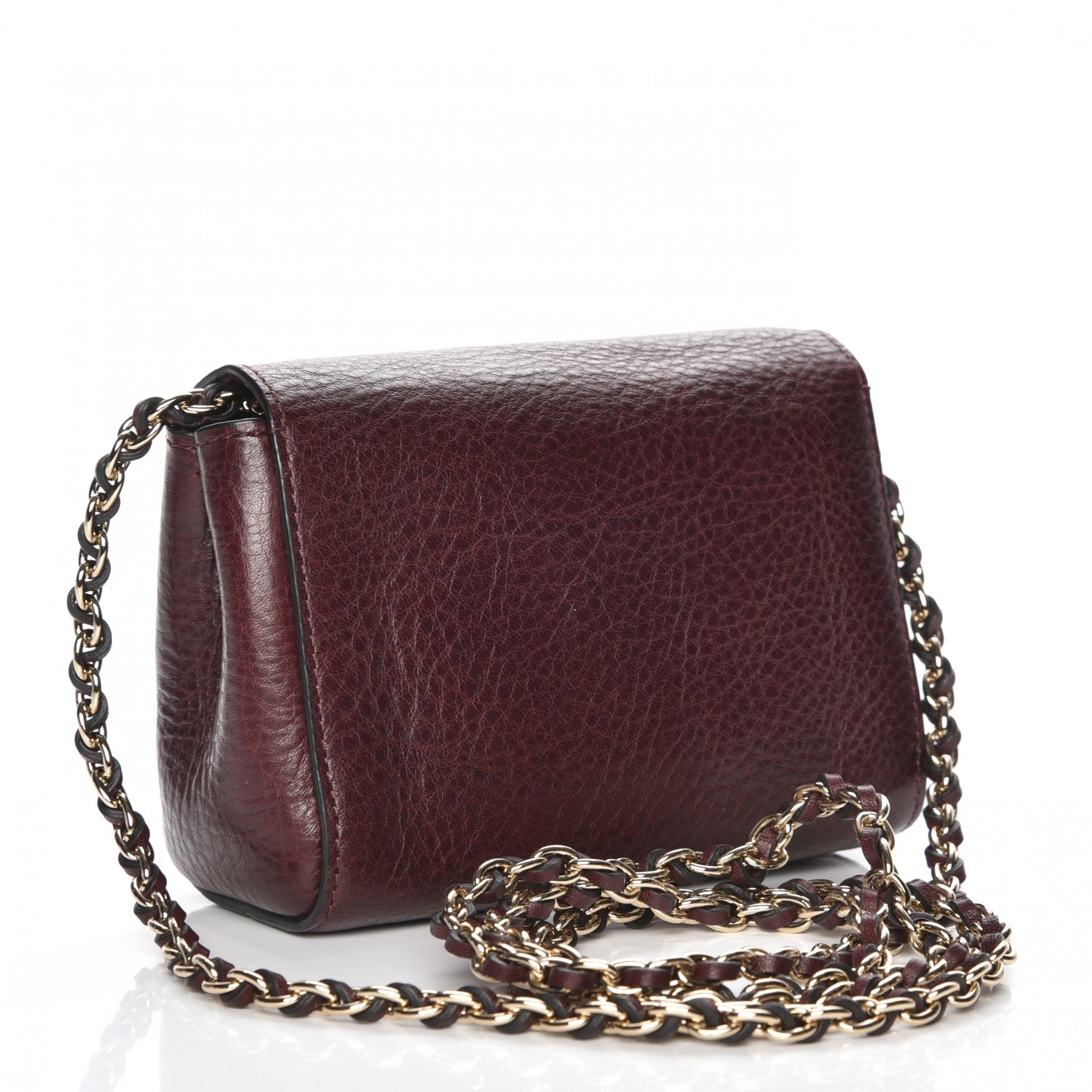 Mulberry Natural Calfskin Mini Lily Oxblood 3 of 7