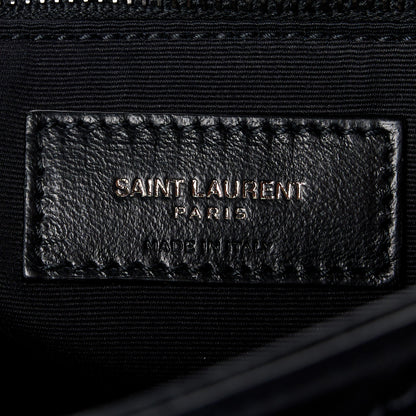 Saint Laurent Crinkled Calfskin Matelasse Monogram Large Niki Chain Satchel Black 7 of 11