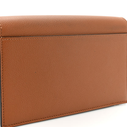 Louis Vuitton Soft Calfskin My Lockme Chain Pochette Chataigne 16 of 17