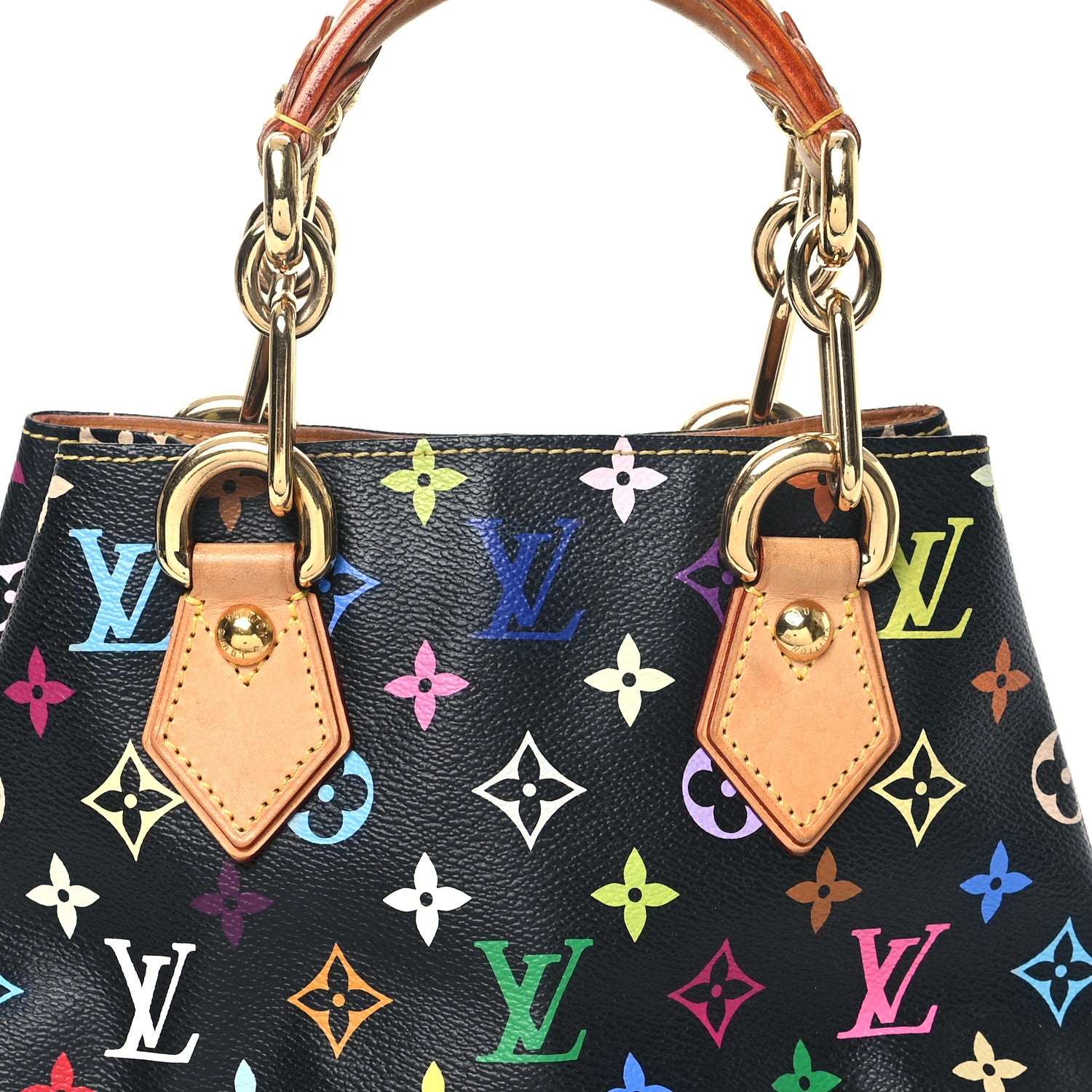 Louis Vuitton Monogram Multicolor Audra Black 6 of 11