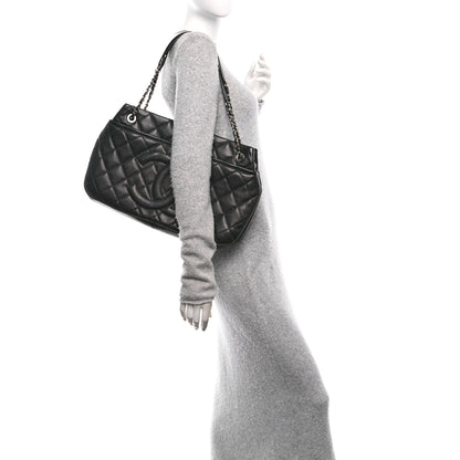 Chanel Caviar Quilted Timeless CC Soft Tote Black 2 of 10