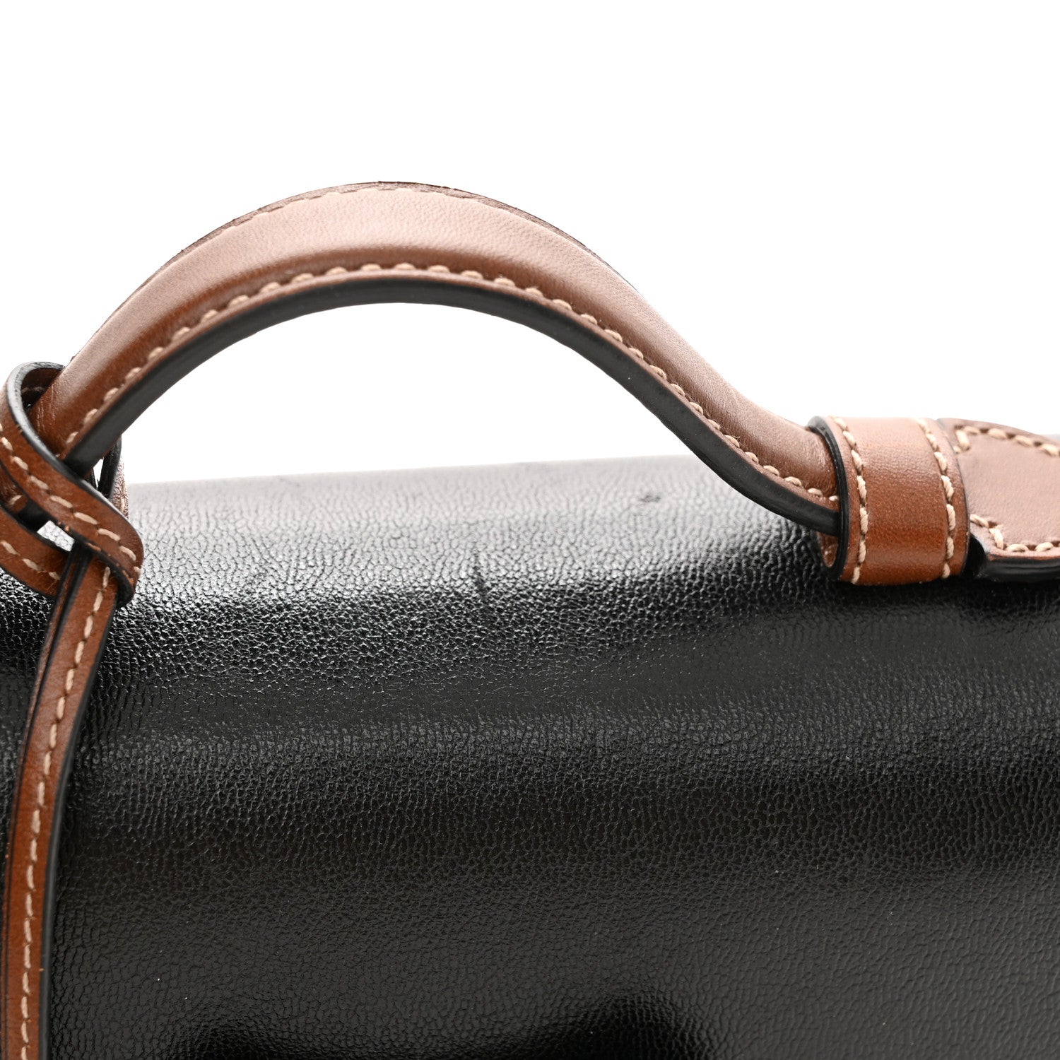 Gucci GG Supreme Monogram New Sakai Lux Calfskin Mini Padlock Flap Pocket Shoulder Bag Beige Ebony Black Cuir 12 of 12