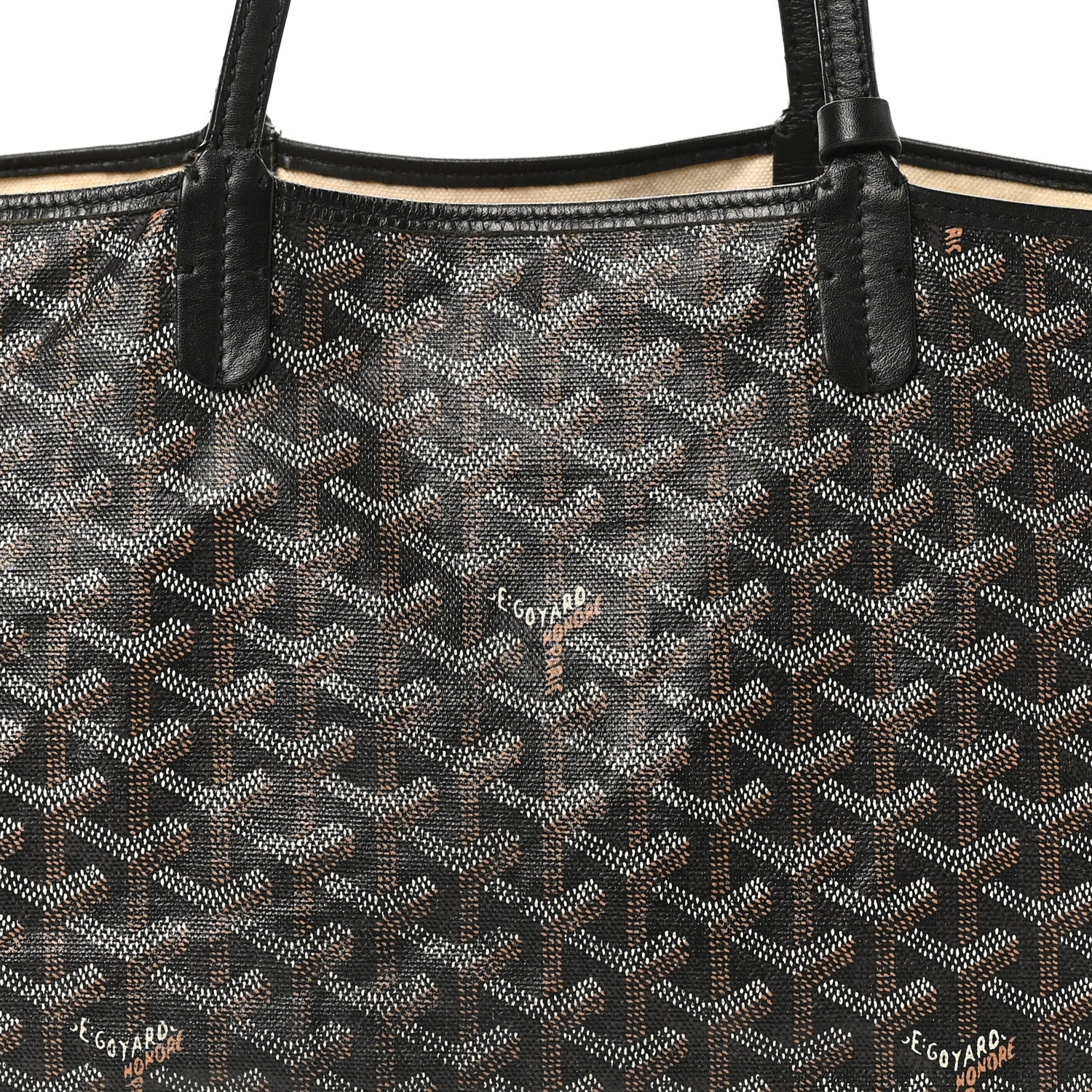 Goyard Goyardine Saint Louis PM Black 8 of 11