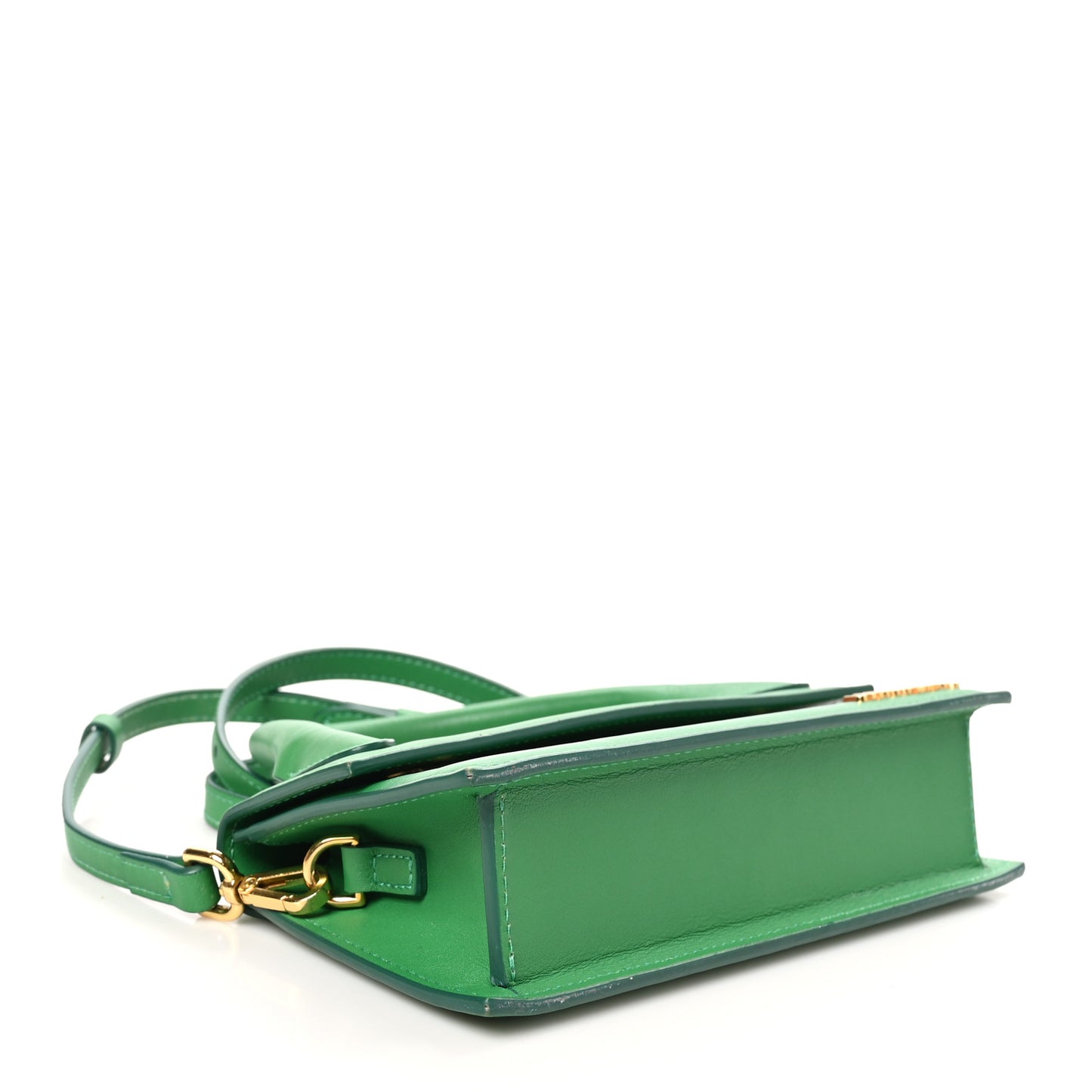 Smooth Calfskin Le Chiquito Long Green