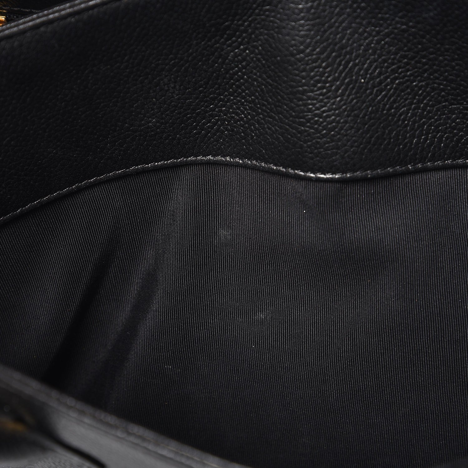 Chanel Calfskin Cerf Executive Shopper Tote Black 13 of 14