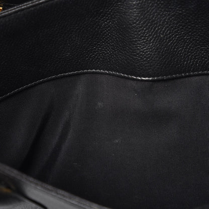 Chanel Calfskin Cerf Executive Shopper Tote Black 13 of 14