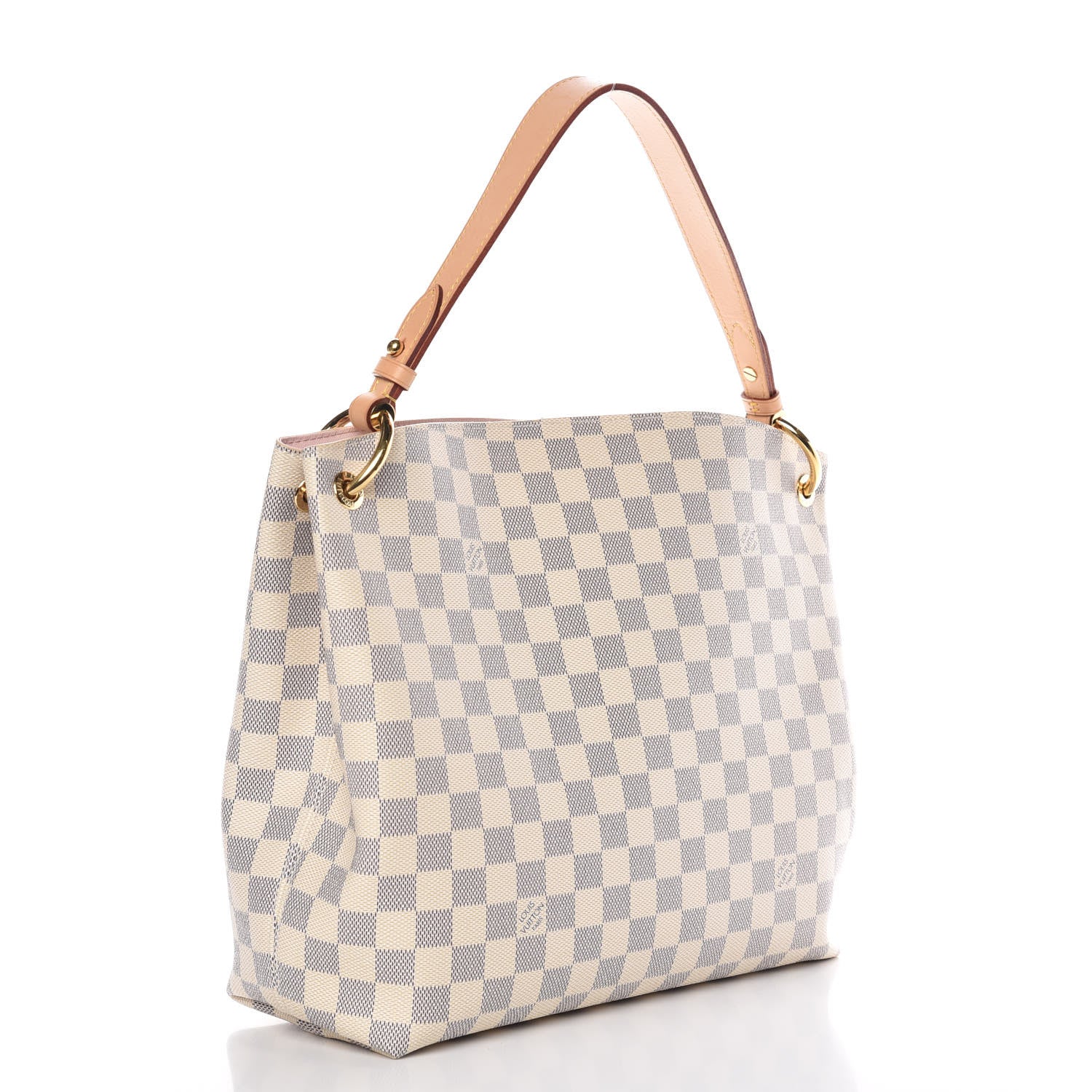 Louis Vuitton Damier Azur Graceful PM Rose Ballerine 3 of 12