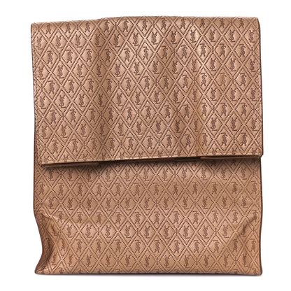 Saint Laurent Calfskin Monogram Deli Paper Bag Vintage Beige 1 of 10