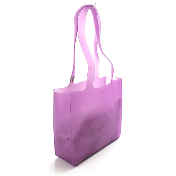 Jelly Rubber Tote Purple