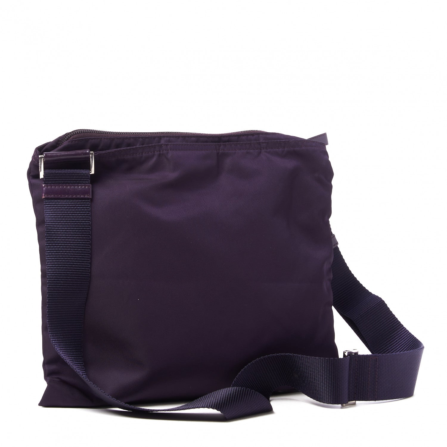 Prada Tessuto Nylon Small Flat Messenger Bag Mora 2 of 8