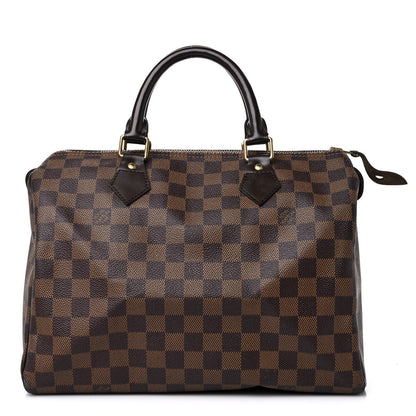 Louis Vuitton Damier Ebene Speedy 30 1 of 12