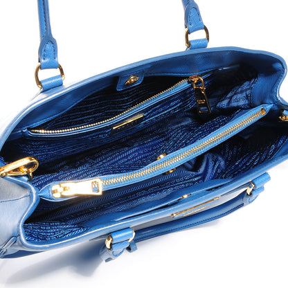 Prada Saffiano Lux Medium Tote Cobalto 4 of 12