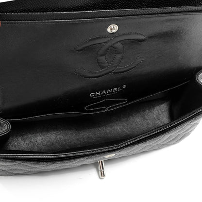 Chanel Caviar Quilted Medium Double Flap Black 5 of 8