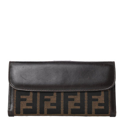 Fendi Zucca Continental Wallet Tobacco 1 of 11