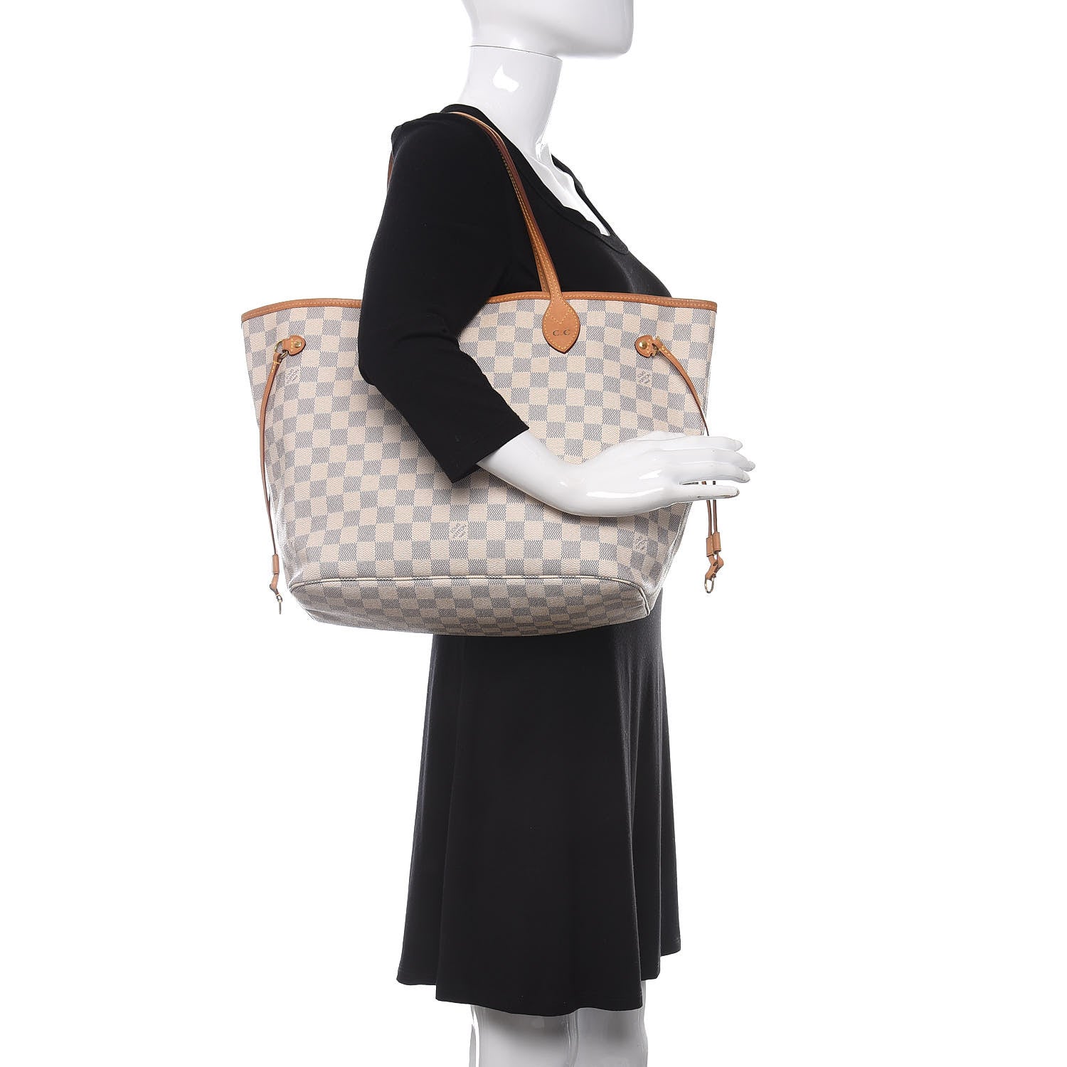 Louis Vuitton Damier Azur Neo Neverfull MM 2 of 13