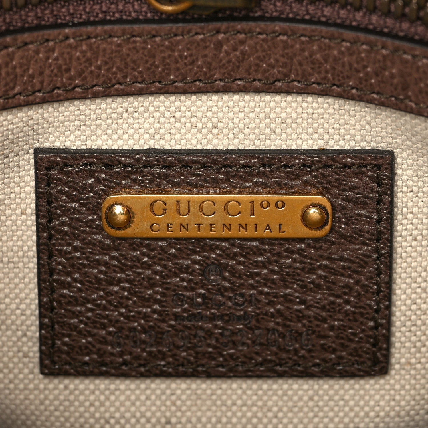 Gucci Textured Dollar Calfskin Gucci 100 Aria Belt Bag 90 36 New Acero Multicolor 7 of 13