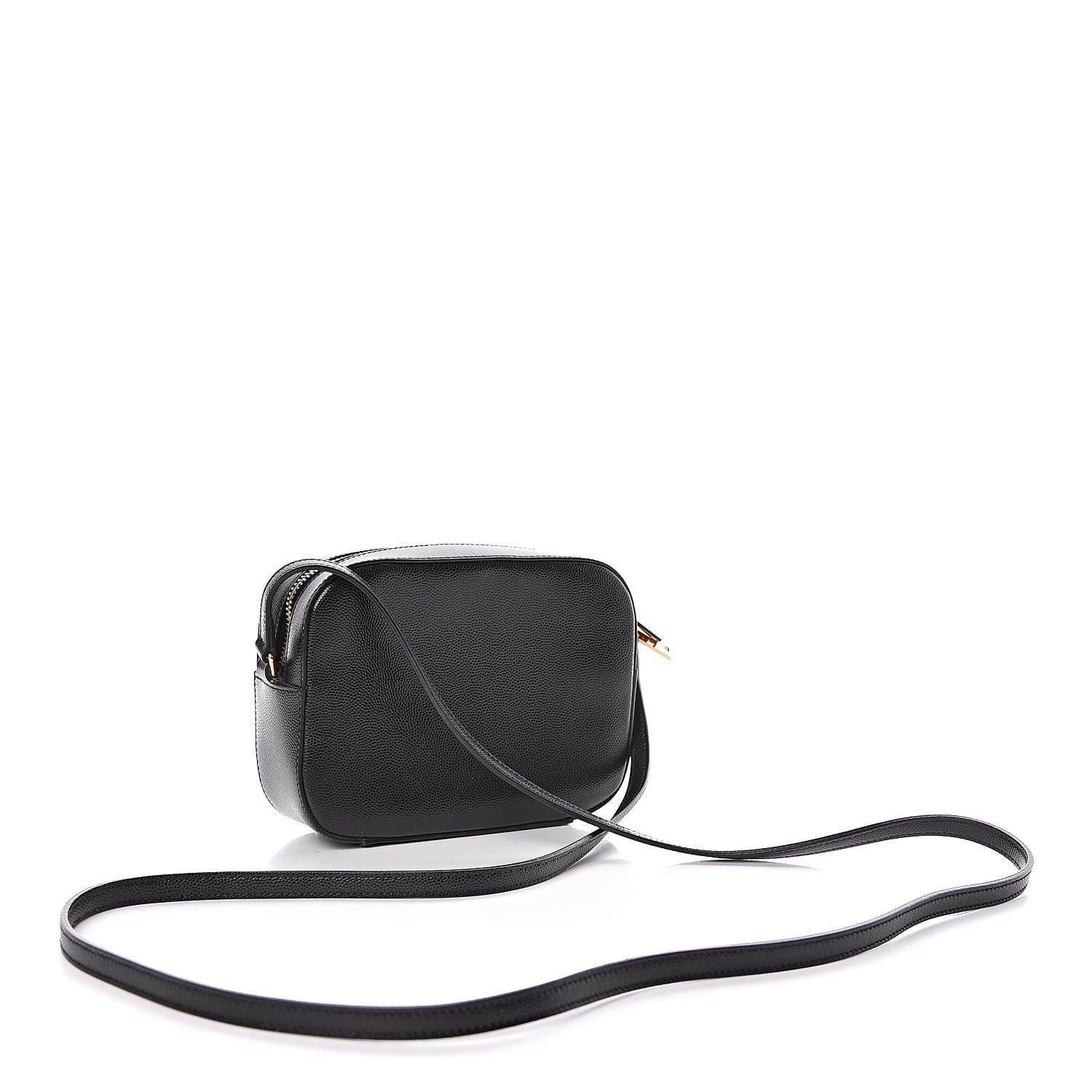 Saint Laurent Grain De Poudre Small Classic Monogram Camera Bag Black 3 of 9