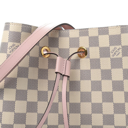 Louis Vuitton Damier Azur Neonoe MM Eau De Rose 10 of 10