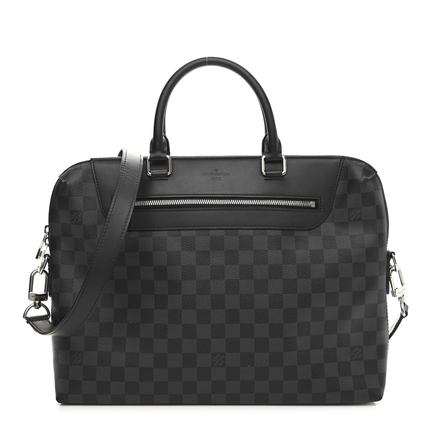 Damier Graphite Porte-Documents Jour