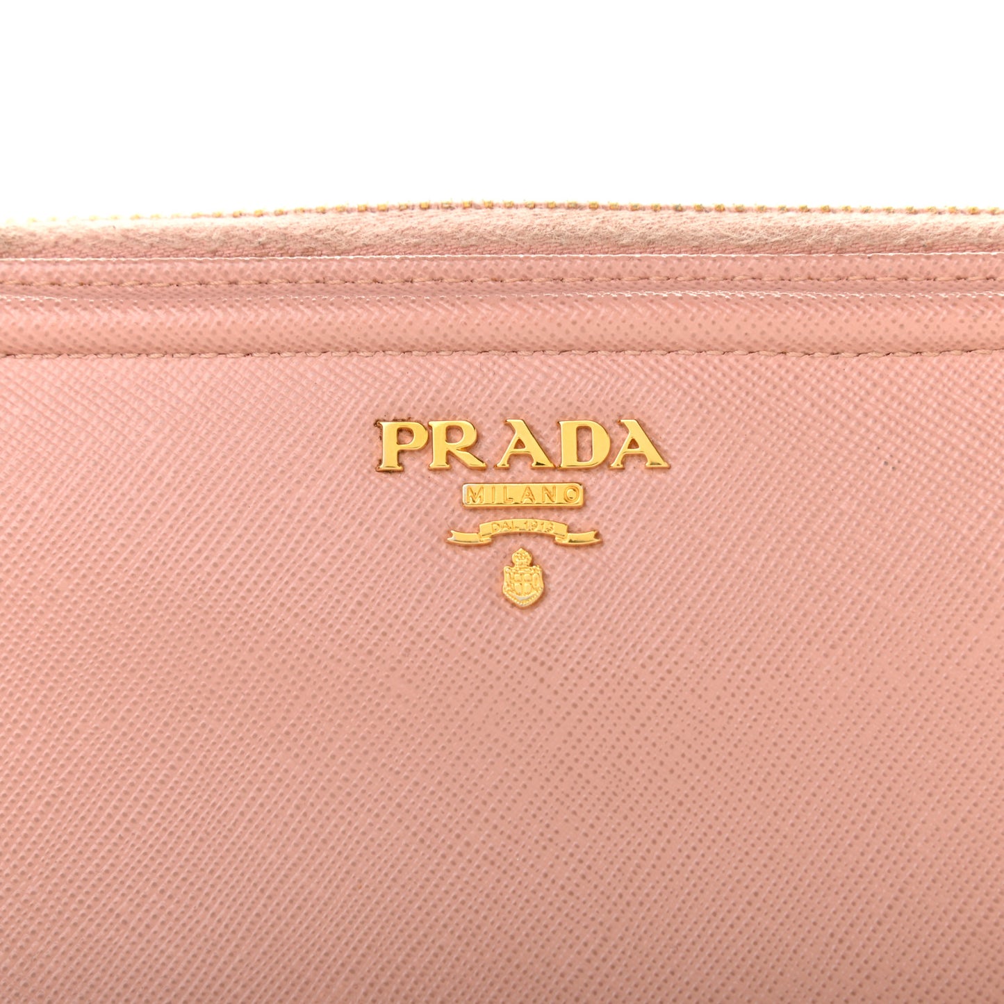 Saffiano Metal Zip Around Wallet Pesco