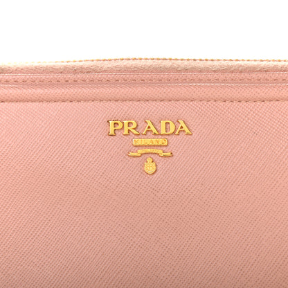 Prada Saffiano Metal Zip Around Wallet Pesco 6 of 16