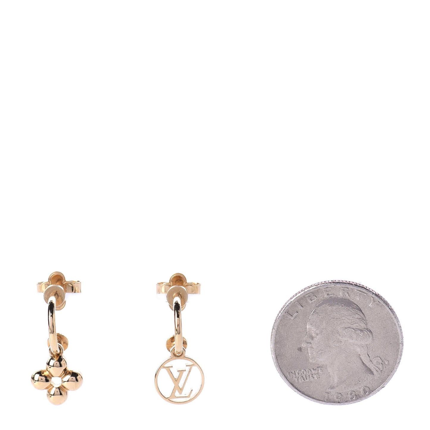 Brass Blooming Earrings Gold
