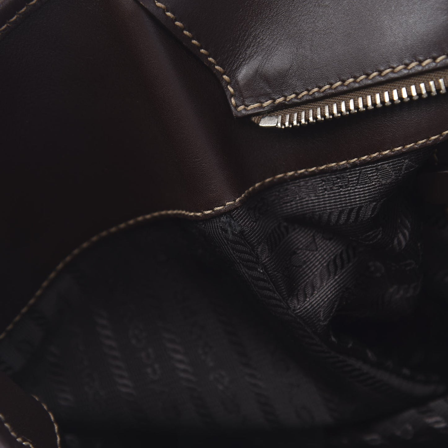 Jacquard Logo Tote Corda Bruciato