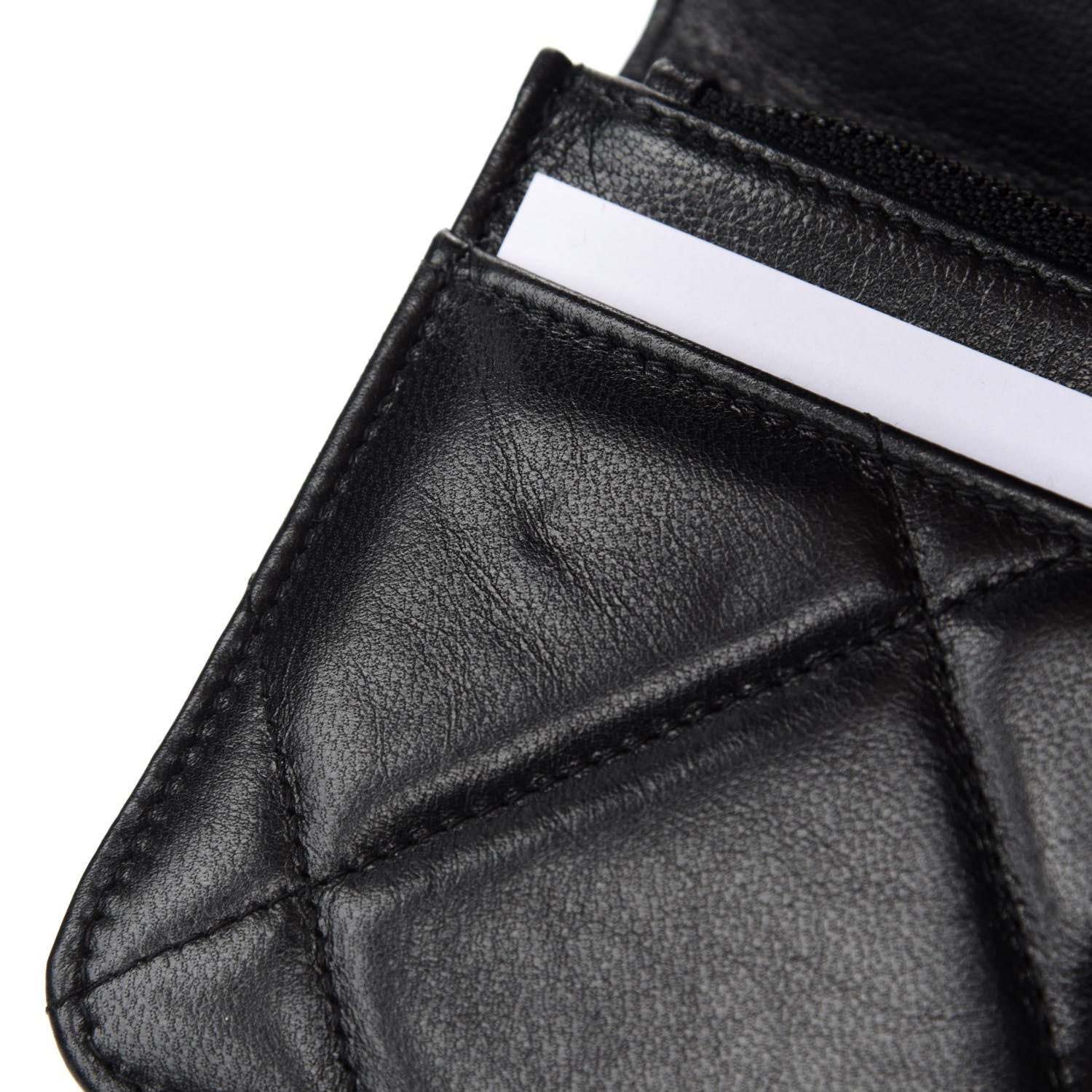 Chanel Lambskin Quilted 19 Wallet On Chain WOC Black 8 of 13