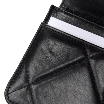 Chanel Lambskin Quilted 19 Wallet On Chain WOC Black 8 of 13