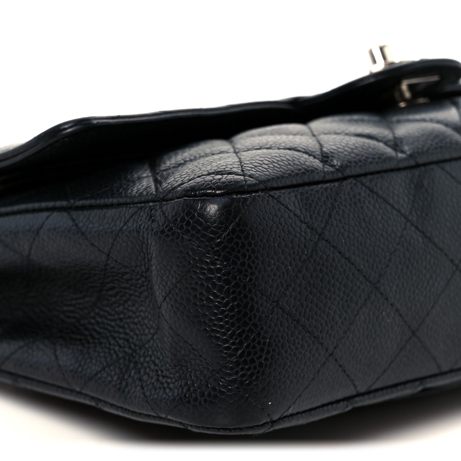 Chanel Caviar Quilted Medium Double Flap Black 10 of 13