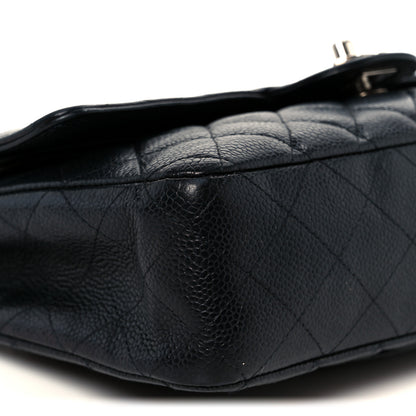 Chanel Caviar Quilted Medium Double Flap Black 10 of 13