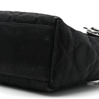 Christian Dior Satin Cannage Mini Lady Dior Black 9 of 20