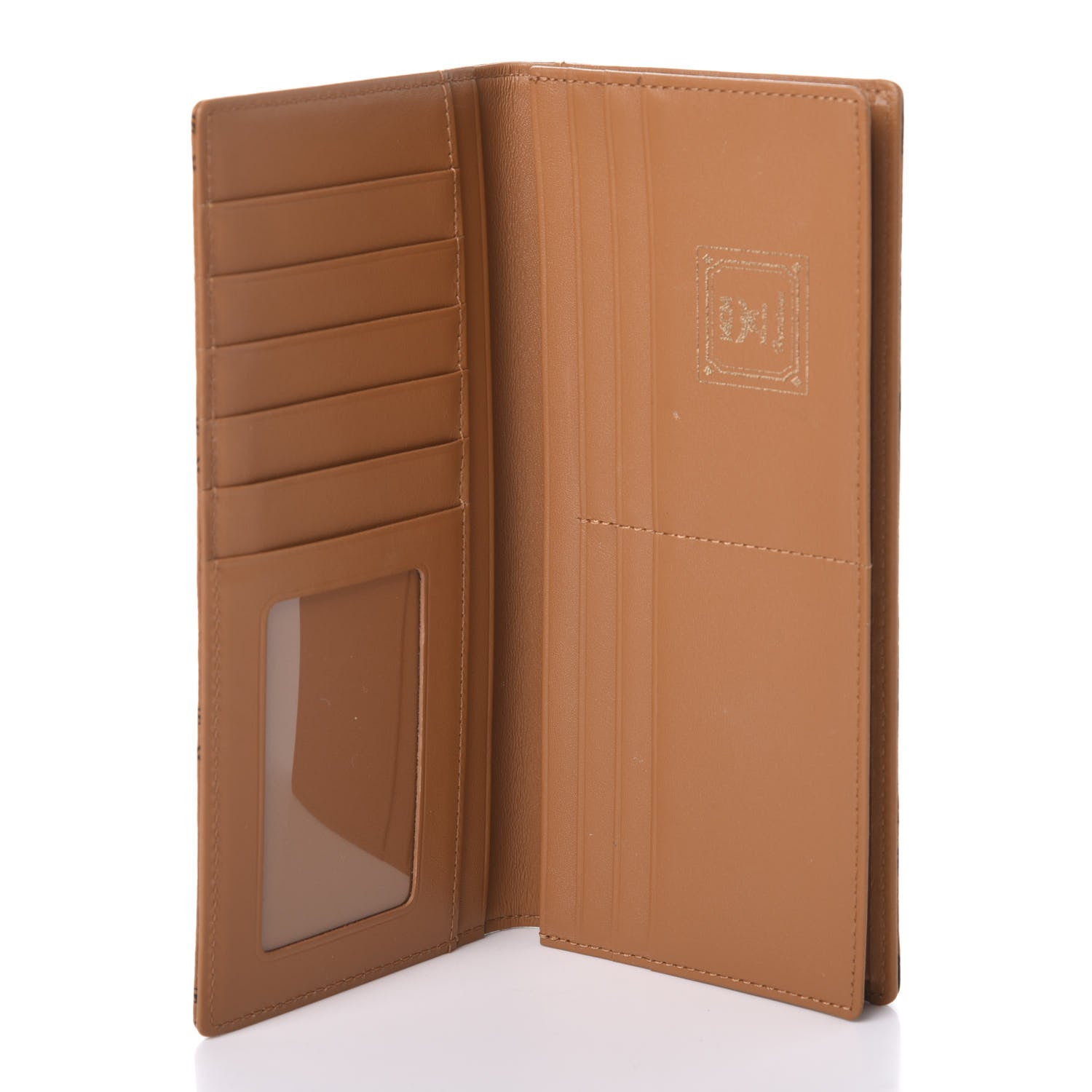 MCM Visetos Bi-Fold Long Wallet Cognac 5 of 6