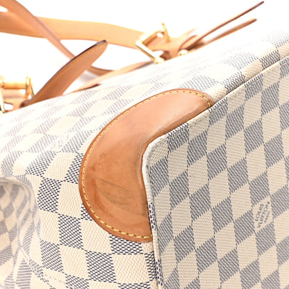 Louis Vuitton Damier Azur Hampstead MM 8 of 14
