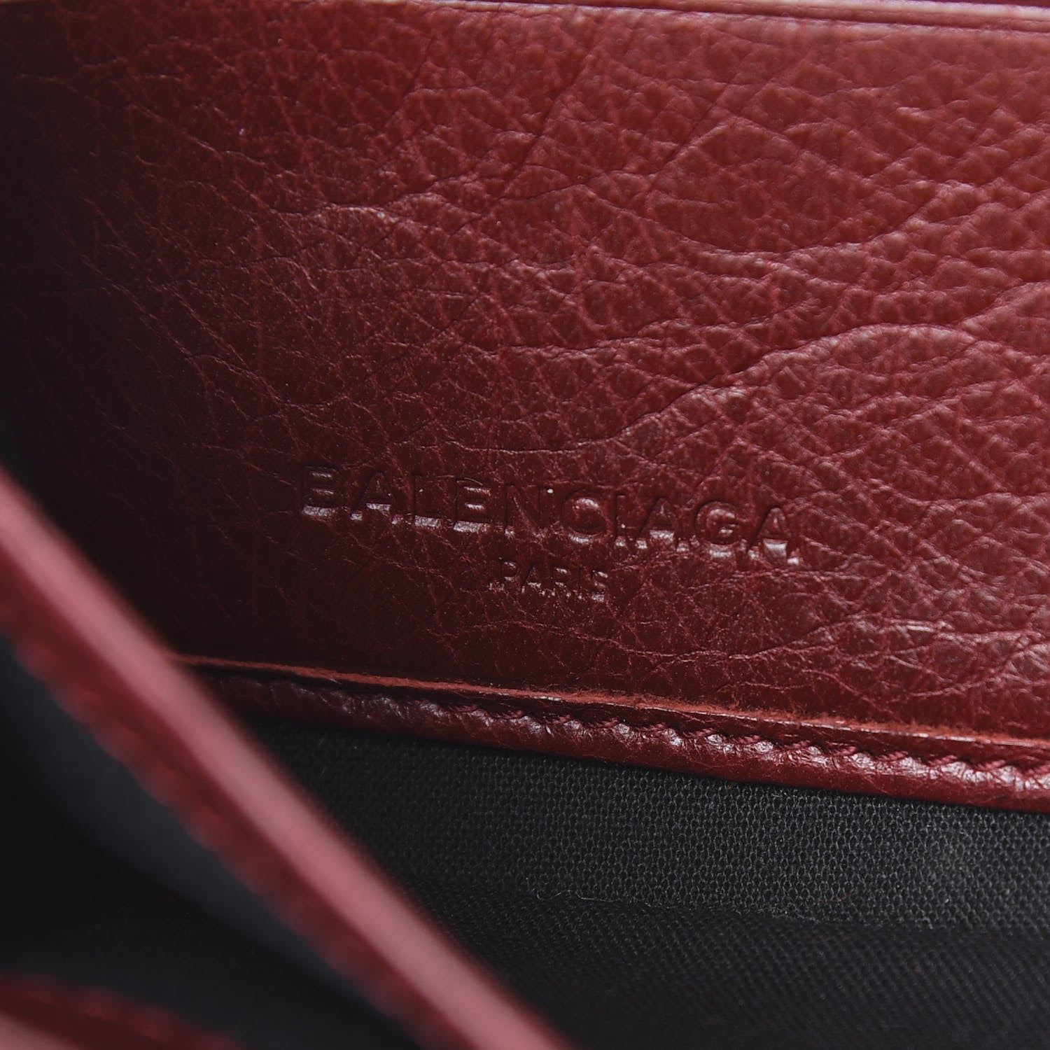 Balenciaga Agneau Classic Hardware Continental Zip Around Wallet Rouge Cerise 6 of 8