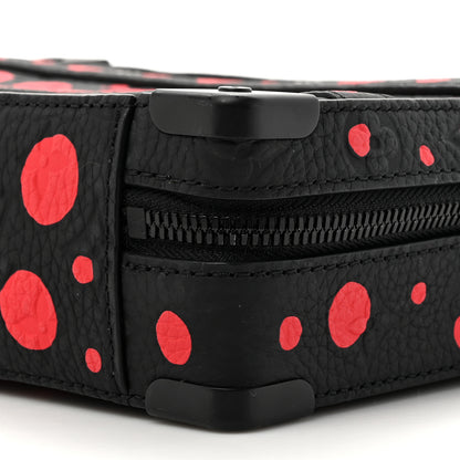 Louis Vuitton LV X YK Taurillon Monogram Handle Soft Trunk Black Red 8 of 9