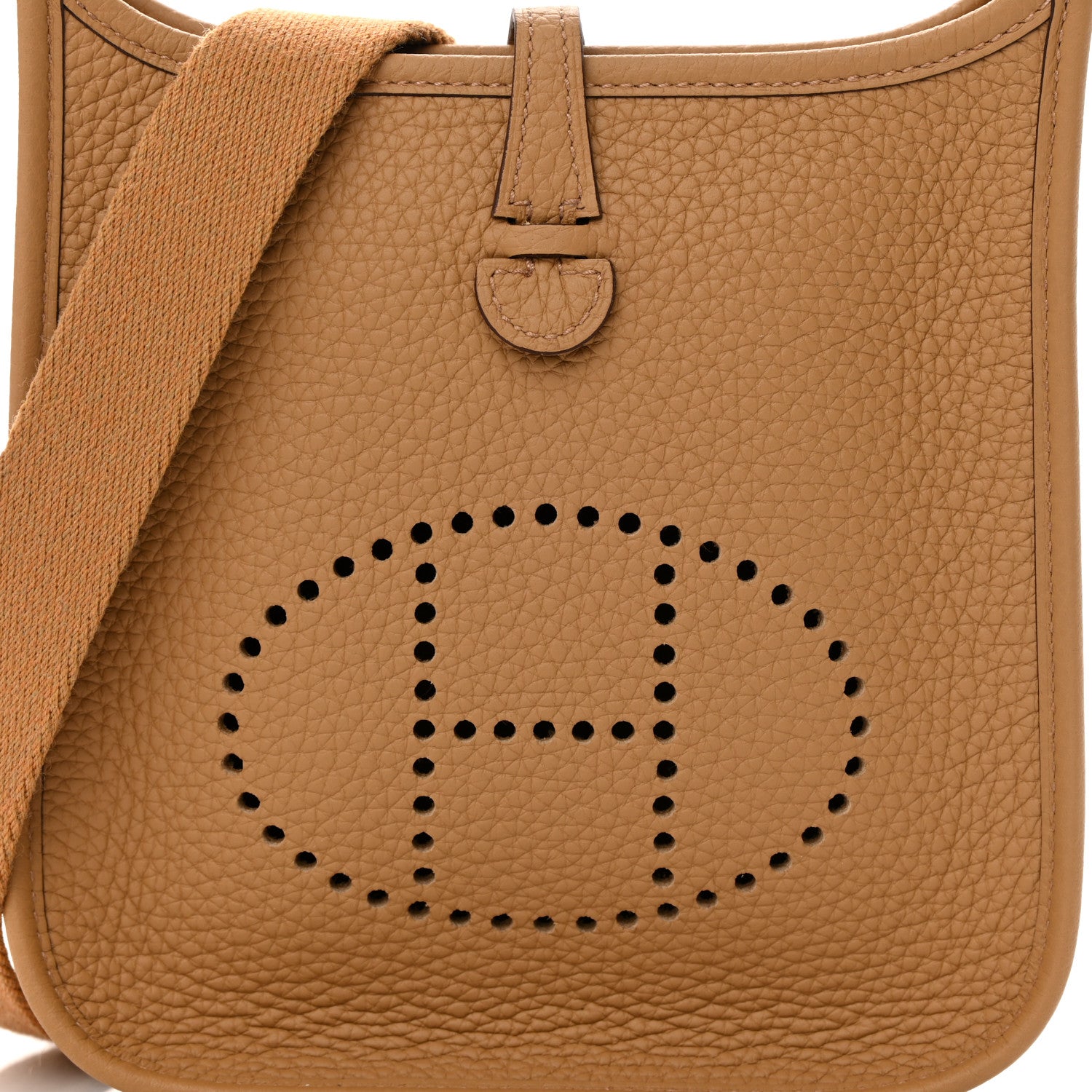 Hermes Taurillon Clemence Evelyne TPM Biscuit 8 of 11