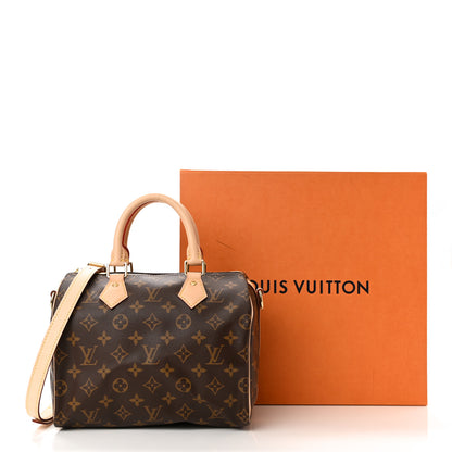 Louis Vuitton Monogram Speedy Bandouliere 25 10 of 10